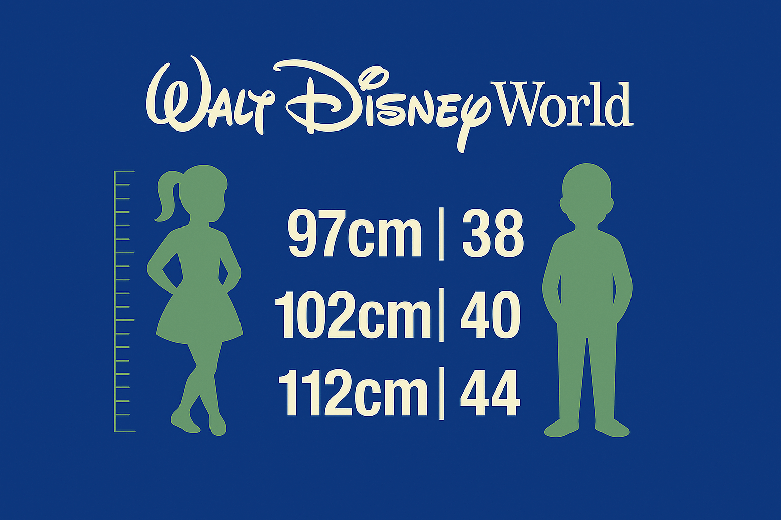 Altura das Atrações no Complexo Disney